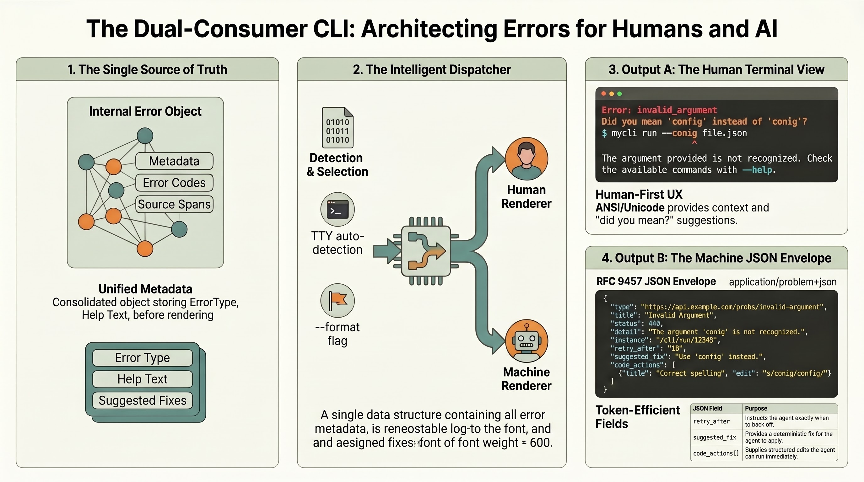 CLI Error Messages Are a Dual-Consumer Problem in 2026