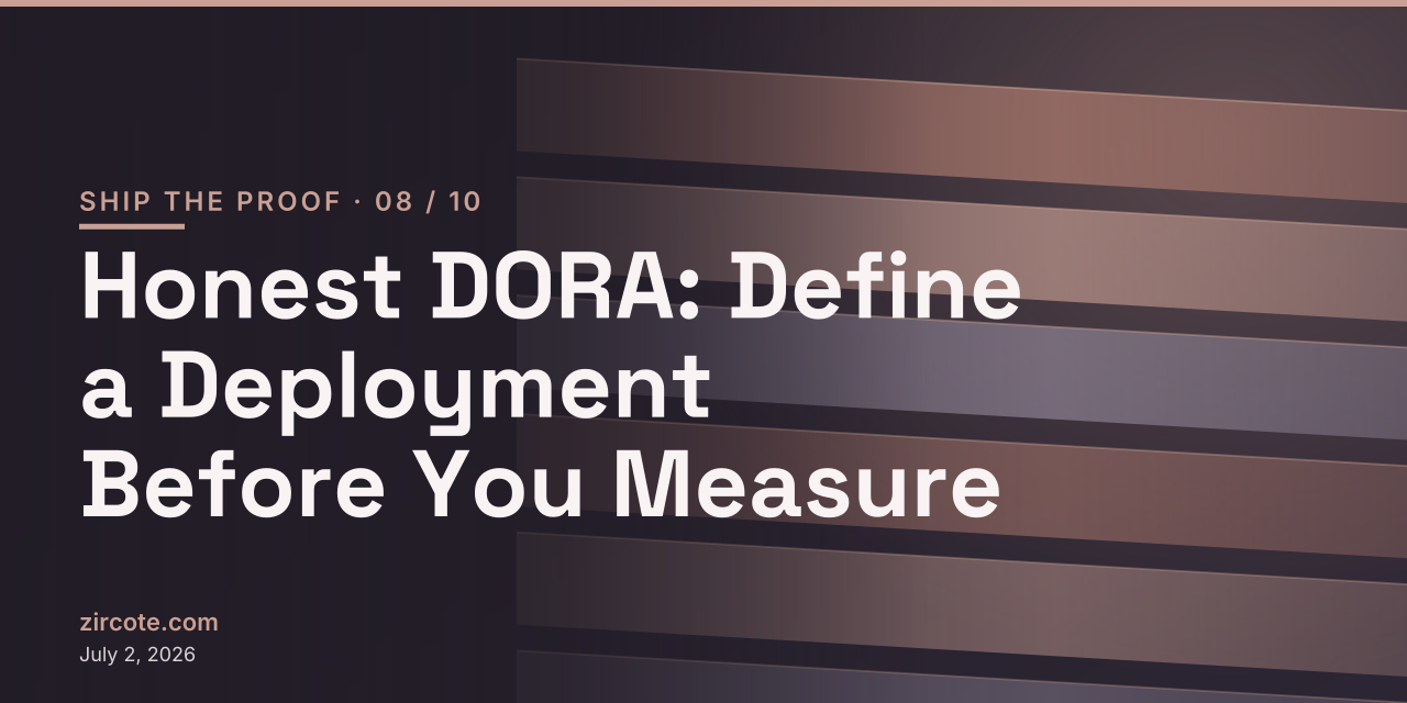 Honest DORA: Define a Deployment Before You Measure